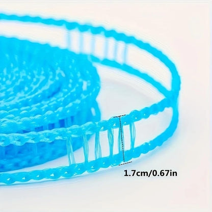 3-Meter Outdoor Retractable Clothesline – Portable, Non-Slip Nylon Material