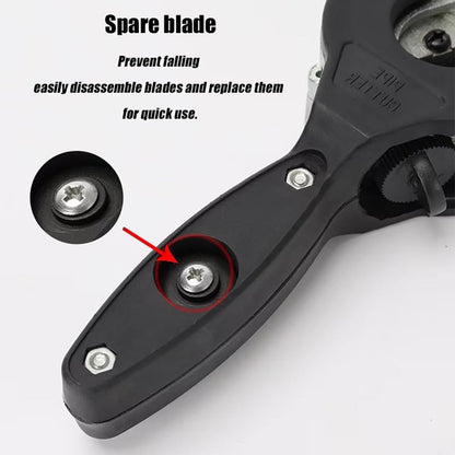 Ratcheting Tubing Cutter Heavy Duty Adjustable Pipe Cutting Tool