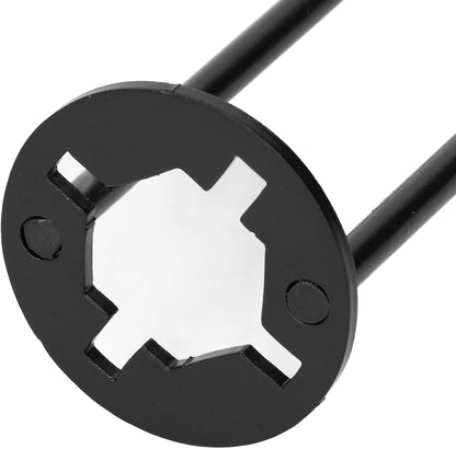 Black Multifunctional Sink Wrench Carbon Steel Robust Faucet