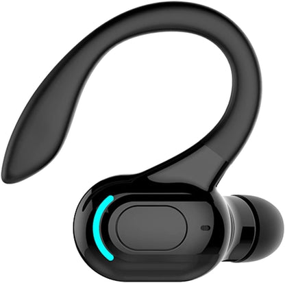 2PCS Wireless Earbuds with Earhooks Single Bluetooth Earpiece Sports Headphones Over the Ear