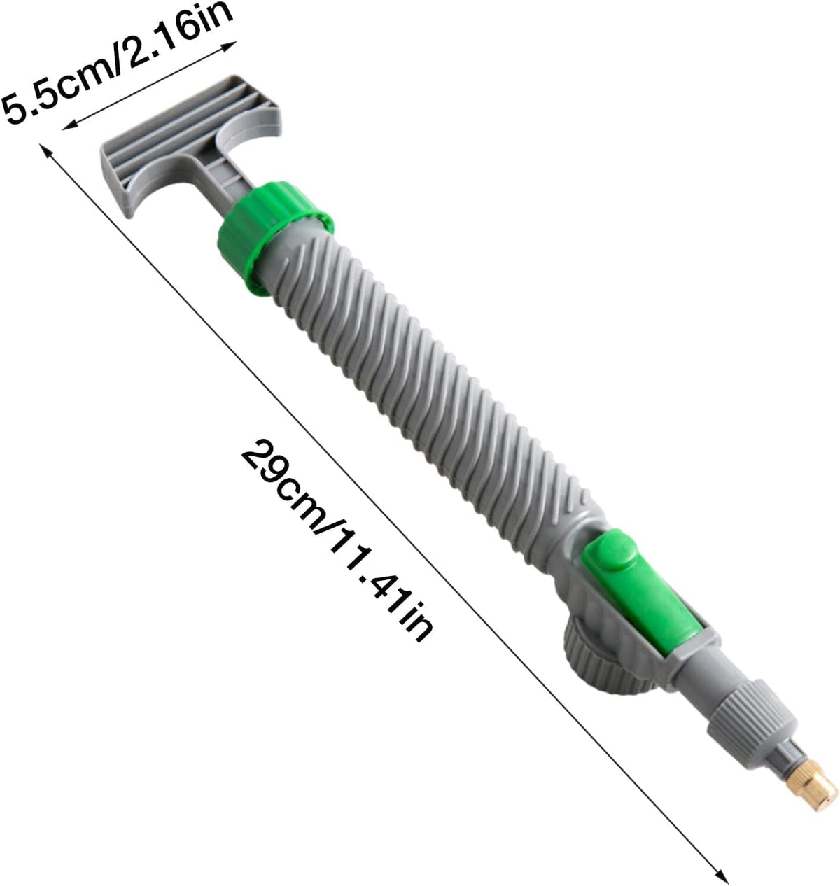 2Pcs Handheld Sprayer - High Pressure Air Pump Manual Sprayer with Adjustable Nozzle