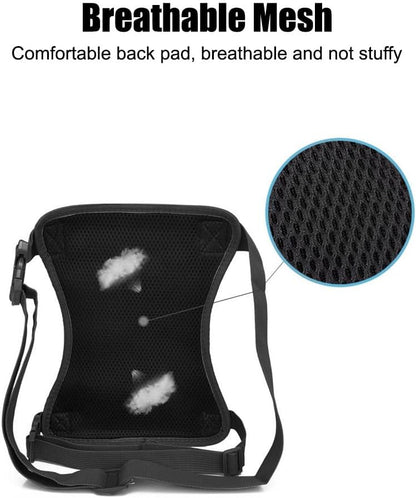 Tactical Leg Bag, Drop Leg Pouch Breathable Oxford Waist Pack