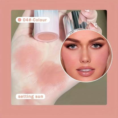 5 Pcs Set Waterproof Long-Lasting Liquid Blush Stick with Sponge Tip