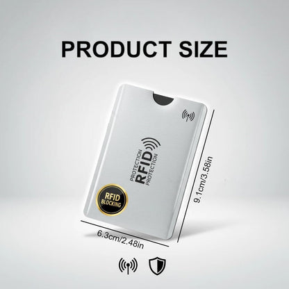 8PCS RFID Blocking Sleeves | Secure Credit Card Protector & ID Shield | Waterproof