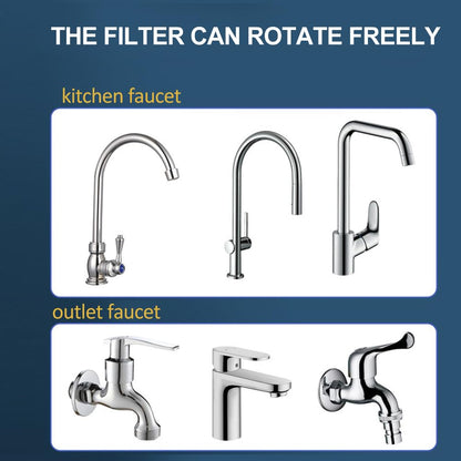 Activated Carbon Faucet Water Purifier Tap Filtration for Kitchen Bathroom Removes Chlorine Fluorider