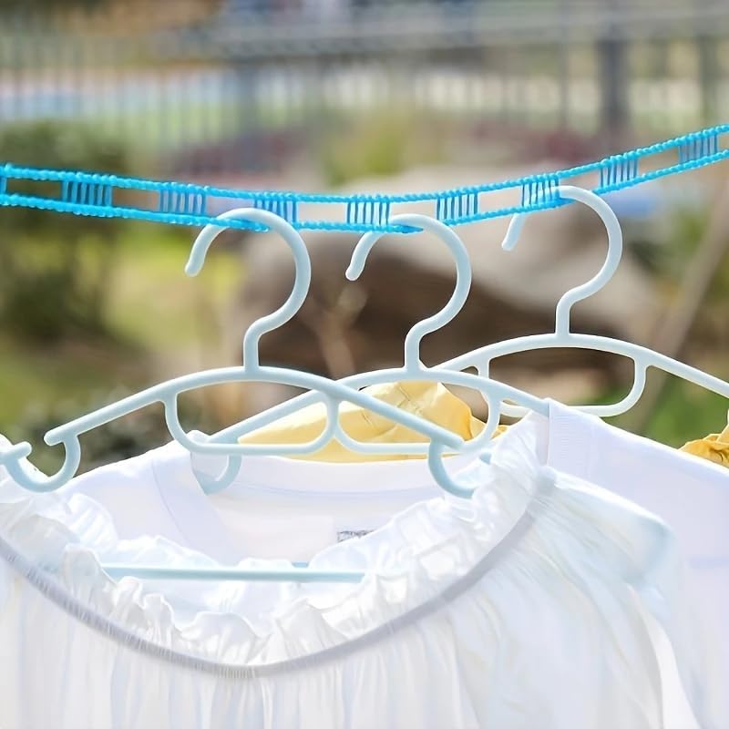 3-Meter Outdoor Retractable Clothesline – Portable, Non-Slip Nylon Material