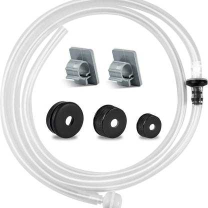 Sink Soap Dispenser Tube Kit, with 47" Tube Hose and Check Valve for Prevent Backflow