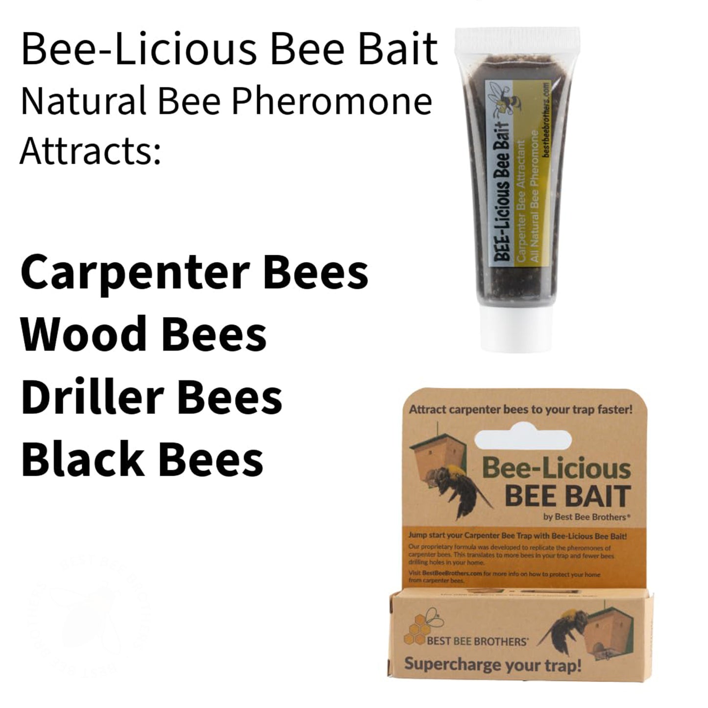 Bee-Licious Bee Bait, All-Natural Carpenter Bee Lure