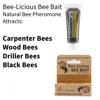 Bee-Licious Bee Bait, All-Natural Carpenter Bee Lure
