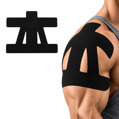 10Pcs Precut Cotton Elastic Kinesiology Strapping Tape for Adults