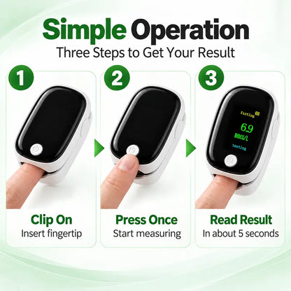 Non-Invasive Fingerstick Blood Glucose Meter—Results in 5 Seconds