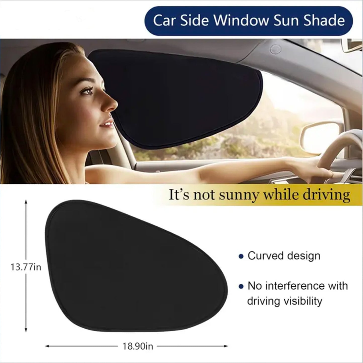 Car Side Window Sunshade (4 PCS and 2 PCS)