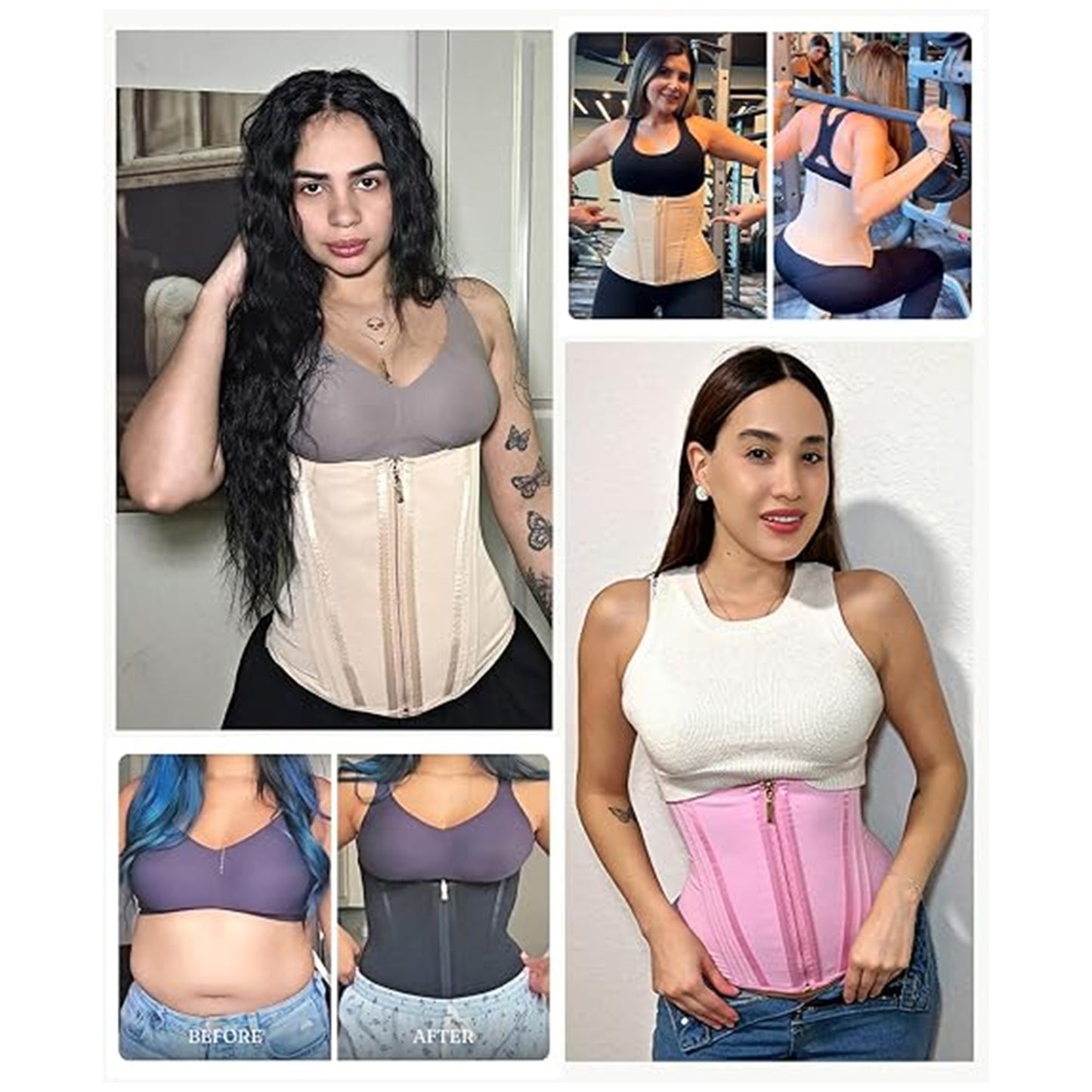Waist Trainer for Women Tummy Control Corset Waist Cincher Body Shaper