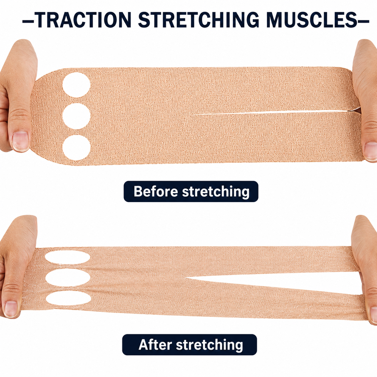 8Pcs Precut Kinesiology Tape for Wrist, Athletic Sports Tape for Wrist Support & Stability