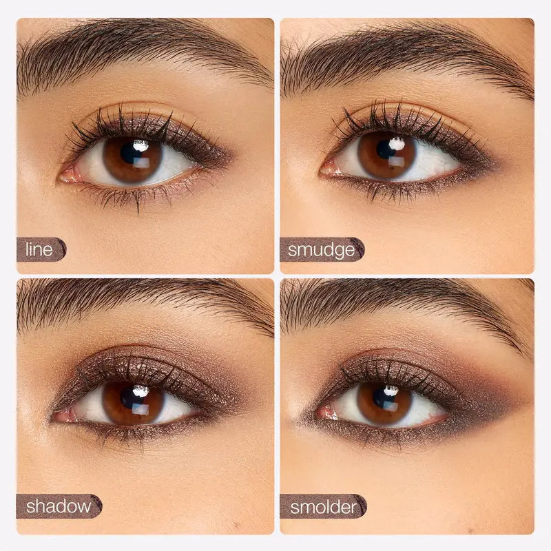 2 in 1 Eyeliner Eyeshadow Multi-Use Waterproof Makeup Doubles with Smudger Applicator