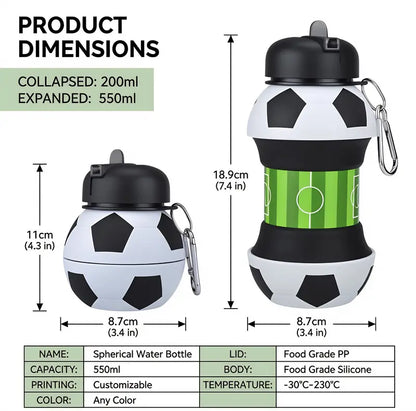 Foldable Water Bottle Portable Leak-Proof Drinking Cup