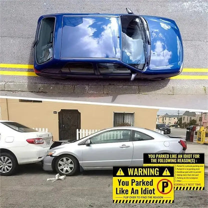 Funny Parking Cards Pack of 50/100Pcs, Car Truck Motorcycle Warning Cards No-Parking Reminder