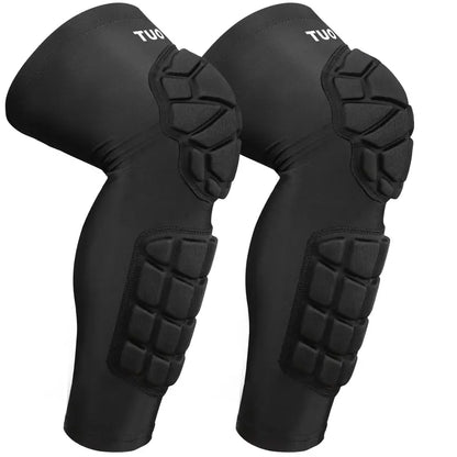 1 Pair Sports & Work Knee Pads with Shin & Calf Guards for Construction