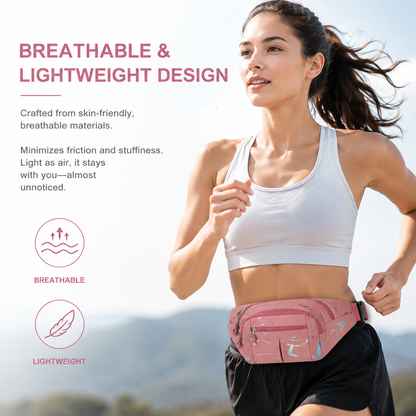 Outdoor Running Chest Pack – Multifunctional Crossbody Sports Waist Pack