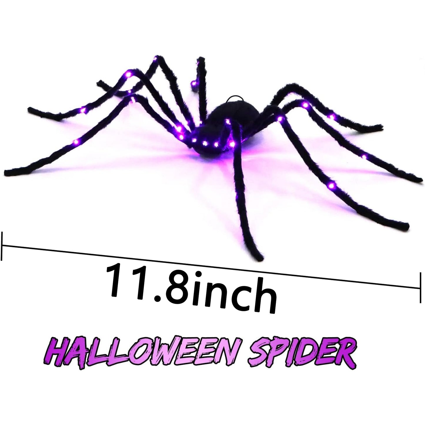 Halloween Outdoor Decorations Giant Spider Large Spider for Yard Lawn
