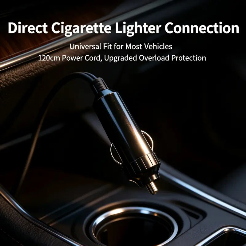 12V Portable Car Heater Power, Adjustable Defogging Windshield Demister