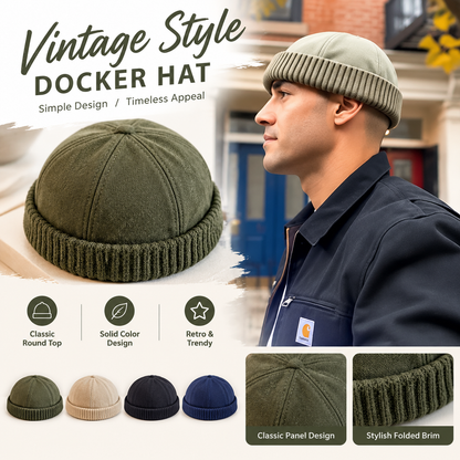 2026 Autumn-Winter Unisex Korean-Style Brimless Sailor Headwear - Yuppie Design Streetwear Hat