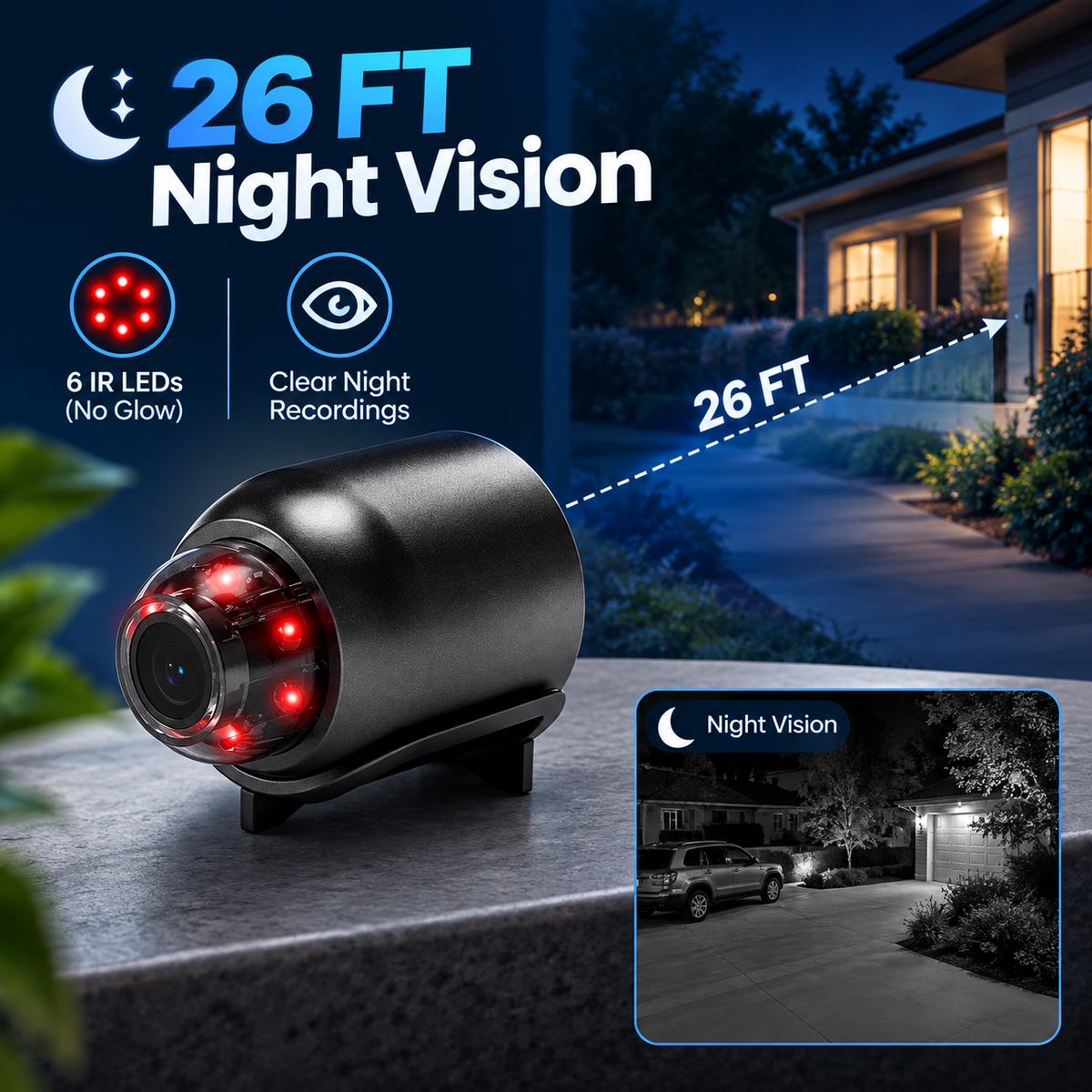 X5 Wireless Camera Hidden Cameras, Mini Nanny Cam Smart Home