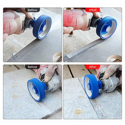 Contoured Forging Emery Diamond Grooving & Edge Profiling Wheel for Stone, 10mm/20mm