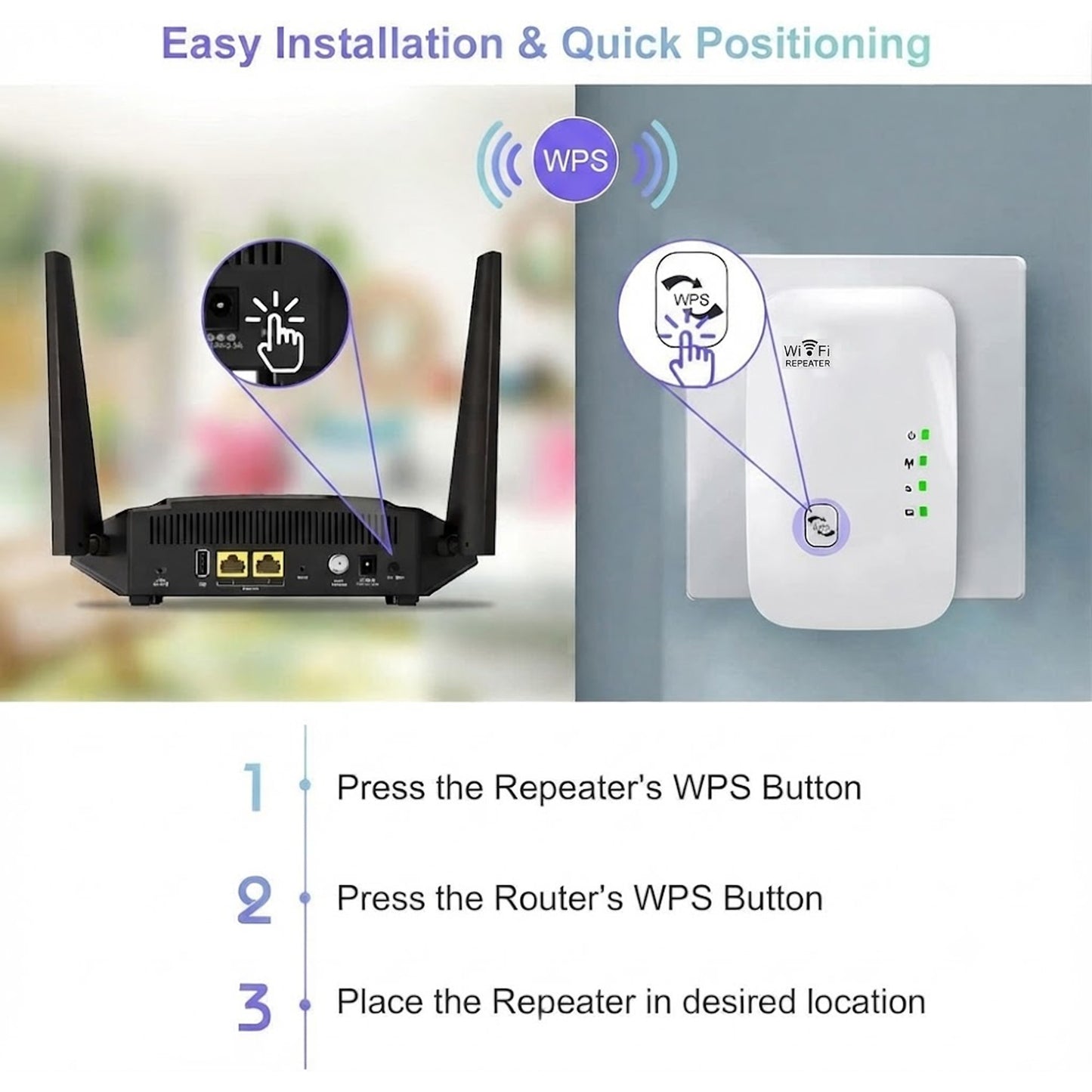 Repeater Range Extender 300Mbps Network Wi fi Amplifier Signal Booster Repetidor Access Point