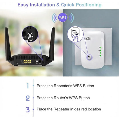 Repeater Range Extender 300Mbps Network Wi fi Amplifier Signal Booster Repetidor Access Point
