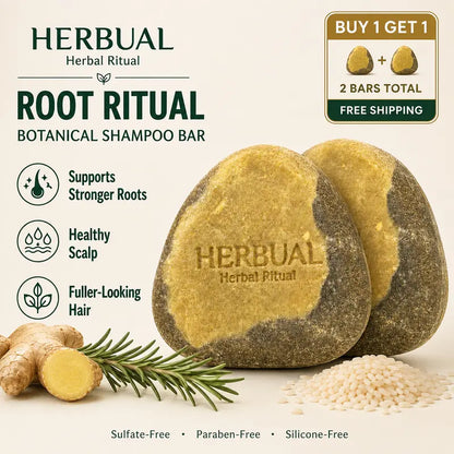New 2-Pack Herbal Root Care Botanical Shampoo Bar Daily Haircare