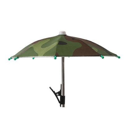 Mini Cell Phone Umbrella Clip, Outdoor Phone Sun Shade Shield with Flexible Angle Design