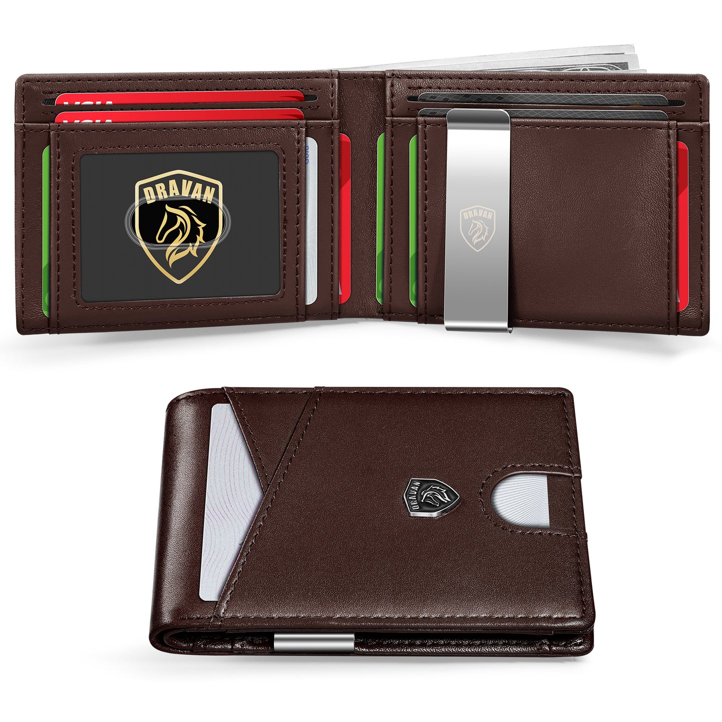 Father's Day Gifts, Men's Minimalist Carbon Fiber Card Holder
