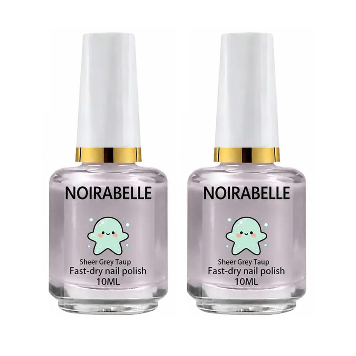 2Pcs Lilac-Pink Mirror-Effect Nail Polish - Natural Drying, Natural Nail Strengthening, Ideal for Everyday Use & Parties