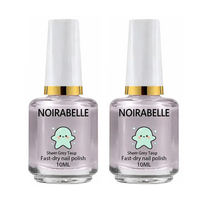 2Pcs Lilac-Pink Mirror-Effect Nail Polish - Natural Drying, Natural Nail Strengthening, Ideal for Everyday Use & Parties