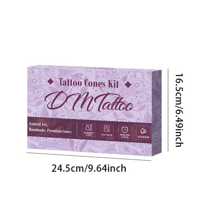 Tattoo Set Hand-Painted Paste Set Tattoo Paste Plant Temporary Hand-Painted Waterproof