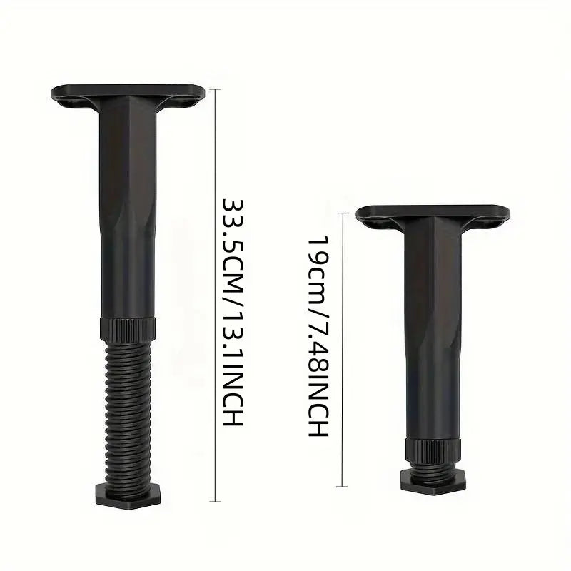 4Pcs Heavy-duty Adjustable Bed Support Legs Furniture Feet