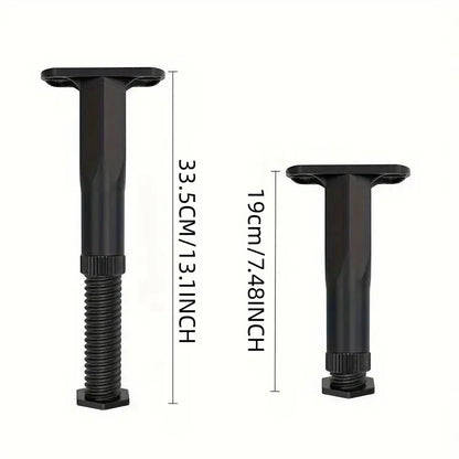 4Pcs Heavy-duty Adjustable Bed Support Legs Furniture Feet