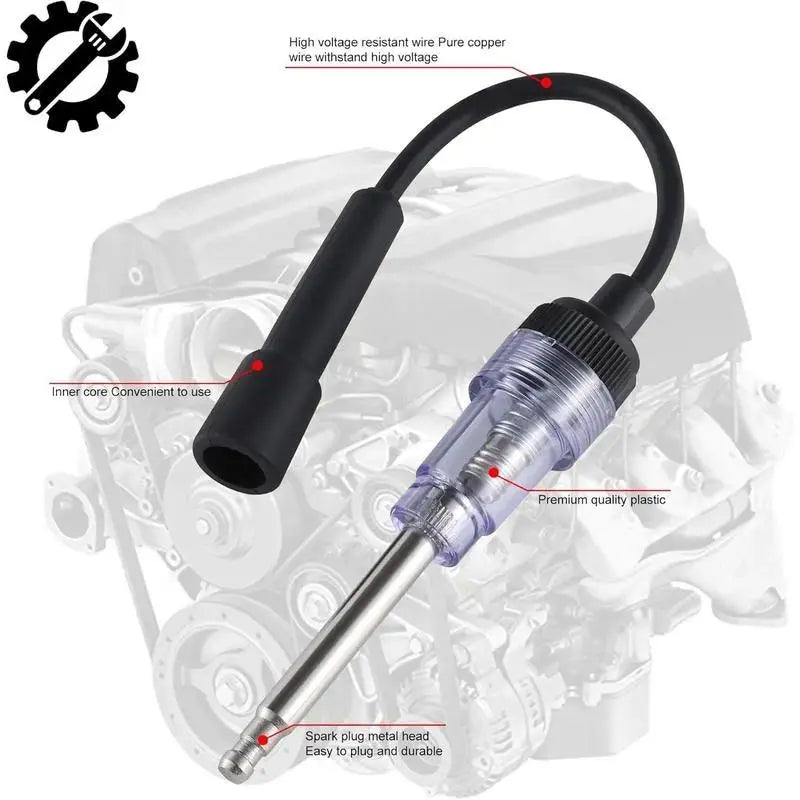 Inline Spark Plug Tester - Plug-in Easy Use Complete Kit