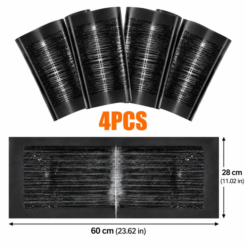 4-Pack Extra Large Mouse Glue Traps, Strong Adhesive Sticky Boards