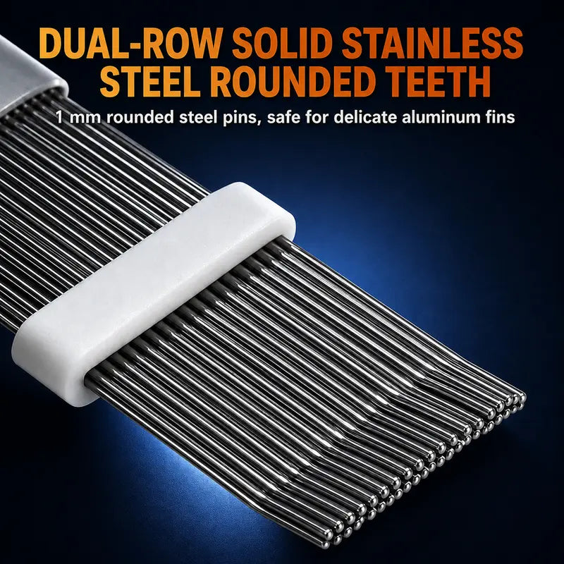2PCS AC Fin Comb and Condenser Fin Straightener Cleaner