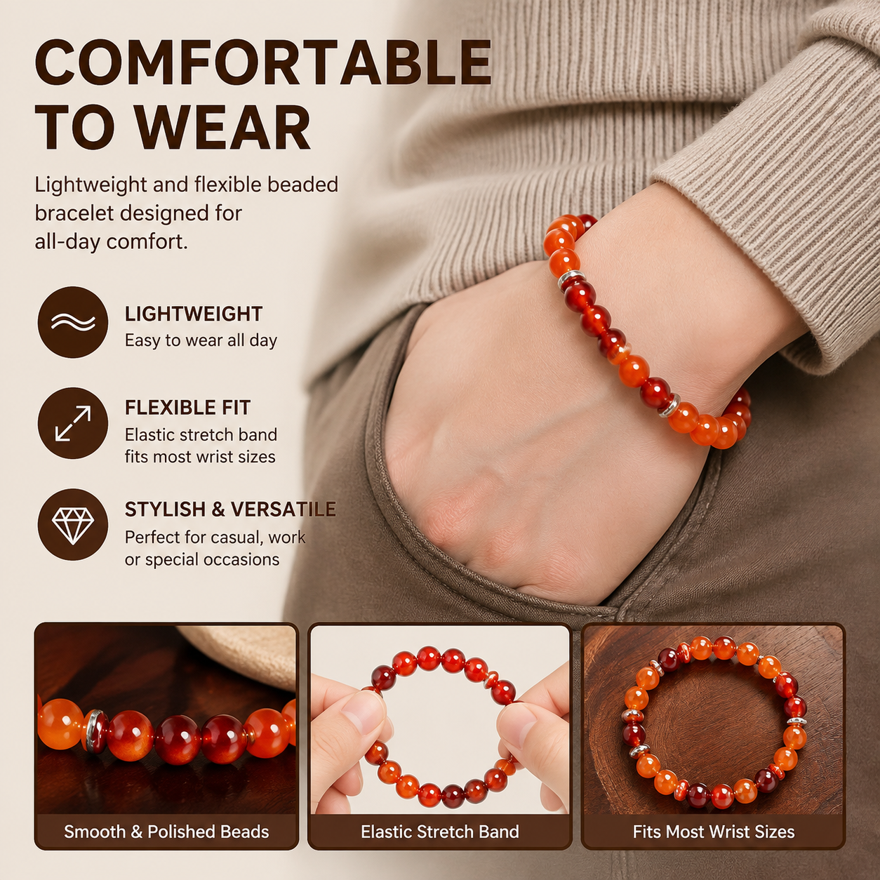 Money Attraction Bracelet Feng Shui Bracelet Prosperity Wealth Abundance Beaded Bracelets