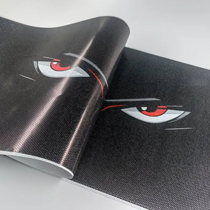 2-Pack Car Headlight Grid Eye Stickers, Durable Headlight and Taillight Decals