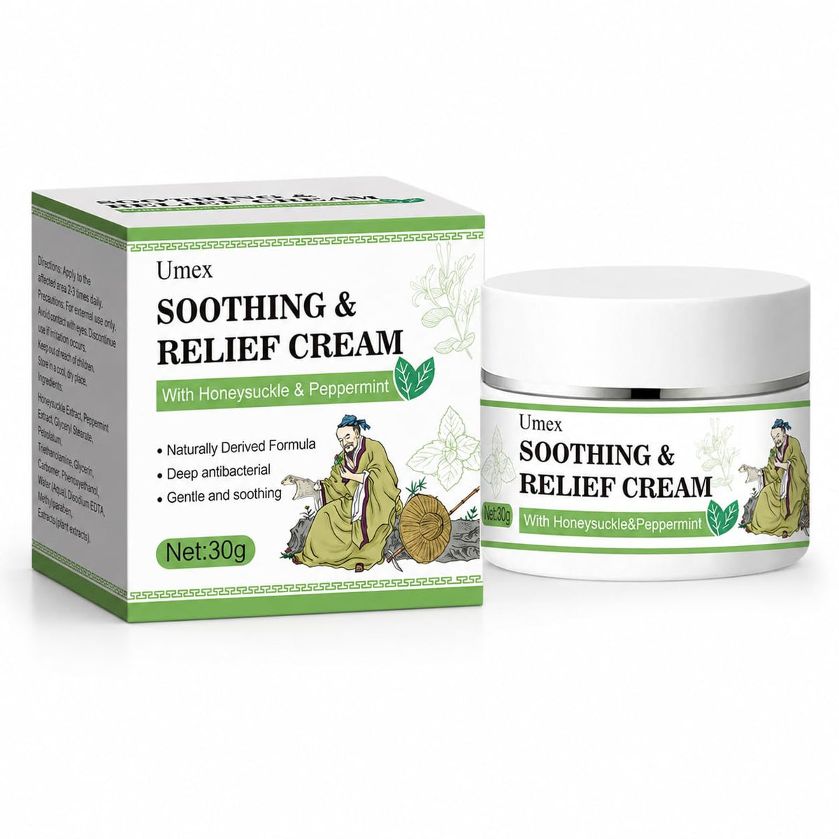 Soothing Relief Herbal Balm - 30g Plant-Derived Fragrance