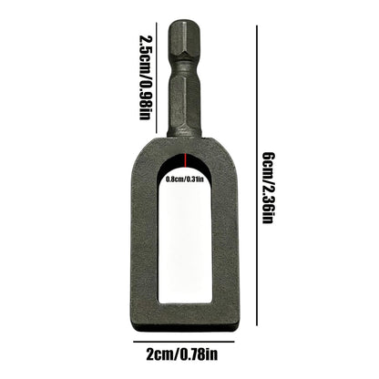 Wire Twister Tool - Carbon Steel, Drill Hex Cable Attachment