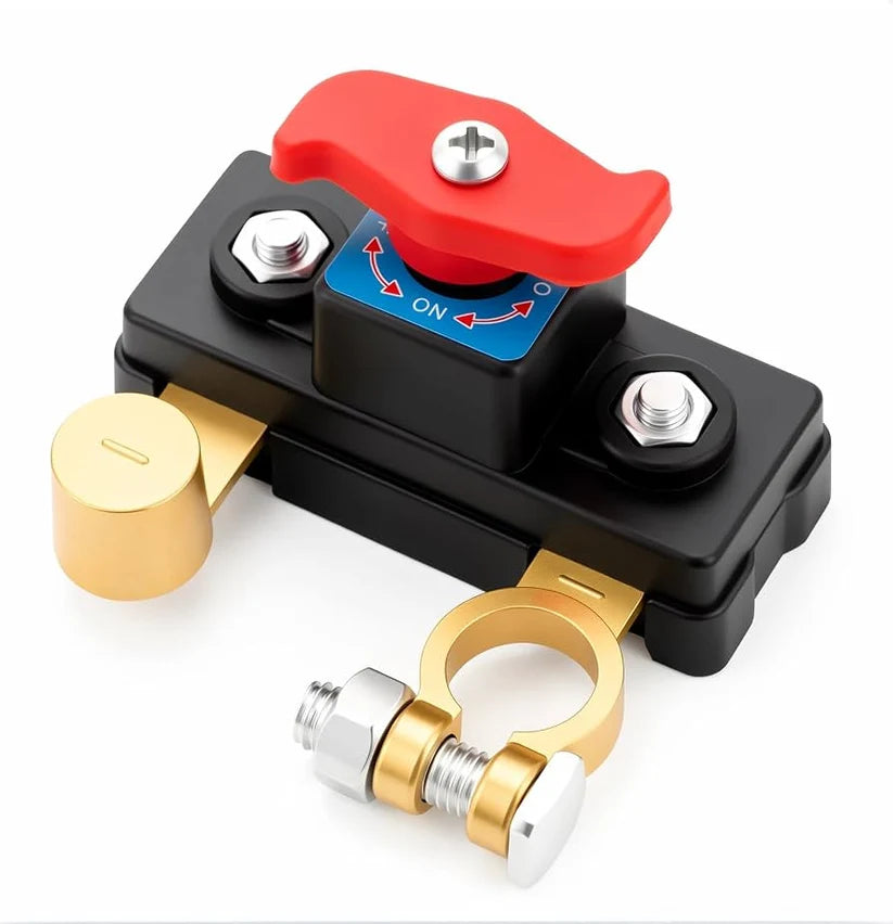 Car Battery Disconnect Switch - Universal Battery Disconnect Switch & Leak Protector
