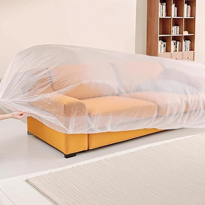 2Pcs Disposable Furniture Dust Covers with Elastic