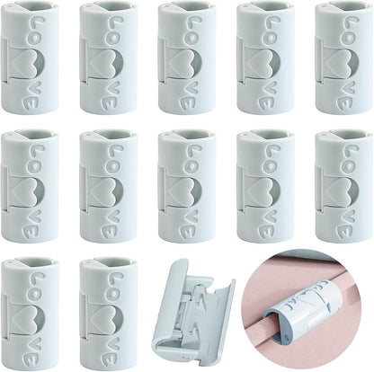 20 Counts Two-Speed Adjustment Sheet Grippers – Anti-Slip Clips for Beds Prevent Sliding Falling Out