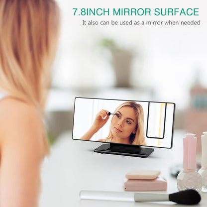 Projection Alarm Clock, LED Electronic Mirror Alarm Clock for Bedroom