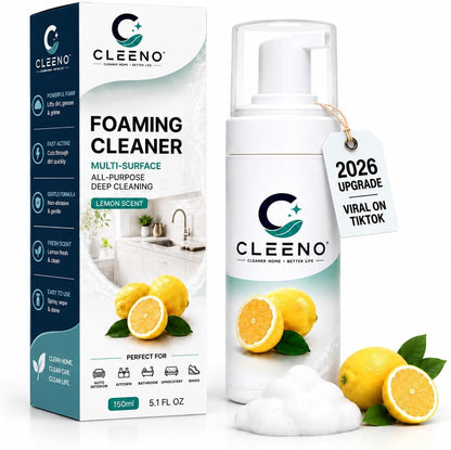 Multi-Surface Foaming Cleaner All-Purpose for Car Interior Kitchen Bathroom Leather Metal Glass